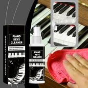 Piano Cleaner Spray for Most Piano Surfaces High Gloss Piano Cleaner Piano Cleaning Supplies Keyboard Piano Accessories